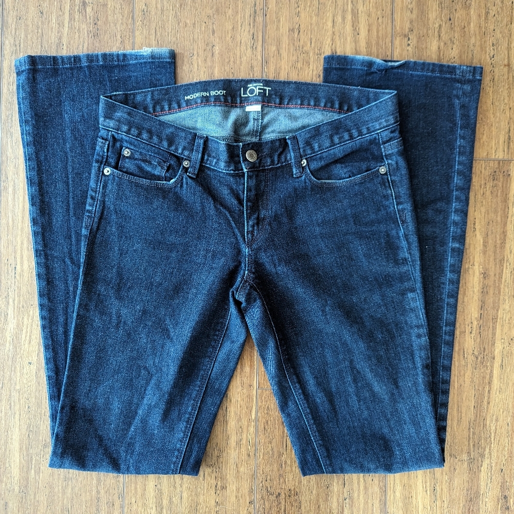Ann Taylor LOFT Modern Boot Woman's Jeans Size 6L